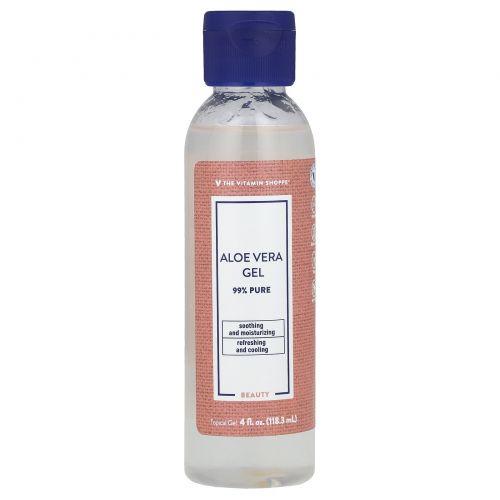 The Vitamin Shoppe, Гель алоэ вера, 118,3 мл (4 жидк. унц.)