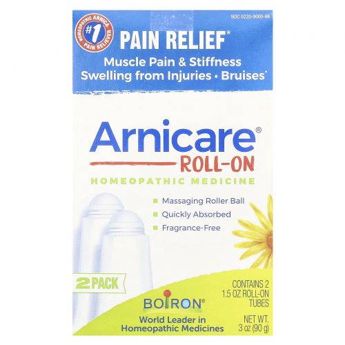 Boiron, Arnicare Roll-on, 2 Tubes, 1.5 oz Each