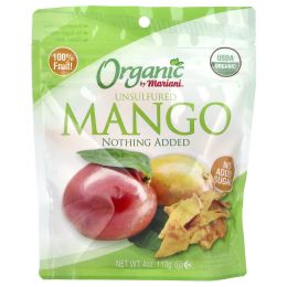 Mariani Dried Fruit, Organic, Unsulfured Mango, 4 oz (113 g)