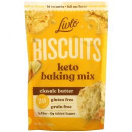 Livlo, Biscuits, Keto Baking Mix, Classic Butter,  9.4 oz (266 g)