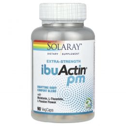 Solaray, Extra-Strength IbuActin PM, 90 Vegetarian Capsules