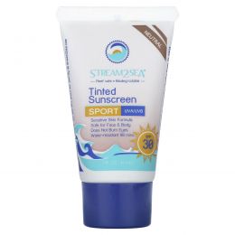 Stream2Sea, Солнцезащитное средство с тонирующим эффектом, Sport, SPF 30, нейтральный, 30 мл (1 жидк. Унция)