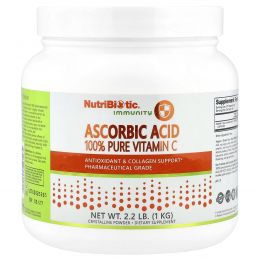 NutriBiotic, Аскорбиновая кислота, кристаллический порошок, 1 кг