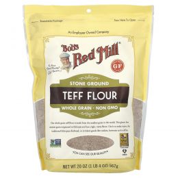 Bob's Red Mill, Stone Ground Teff Flour, Whole Grain, 20 oz ( 567 g)