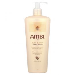 AMBI, Кремообразный масляный лосьон Soft & Even ™, 354 мл (12 жидк. Унций)