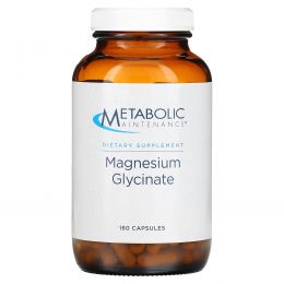 Metabolic Maintenance, Глицинат магния, 180 капсул