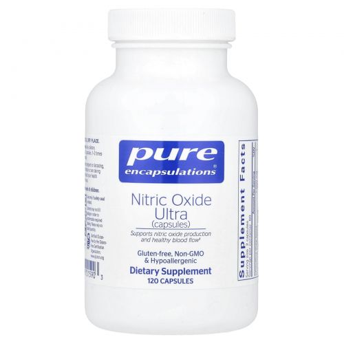 Pure Encapsulations, Оксид азота Ultra, 120 капсул