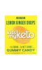 Kiss My Keto, Gummy Candy, лимонно-имбирные капли, 8 пакетиков по 25 г (0,88 унции)