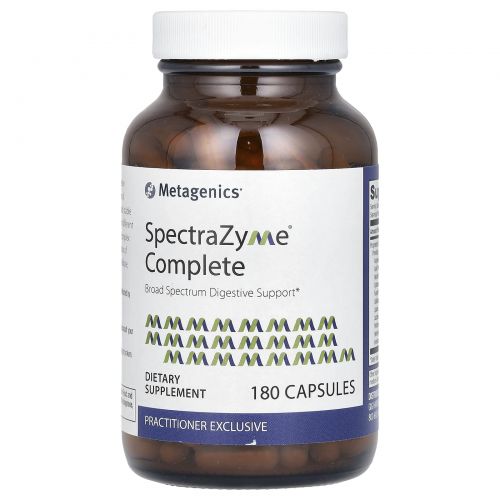 Metagenics, SpectraZyme® Complete, 180 капсул