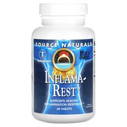 Source Naturals, Пищевая добавка Inflama-Rest, 60 таблеток