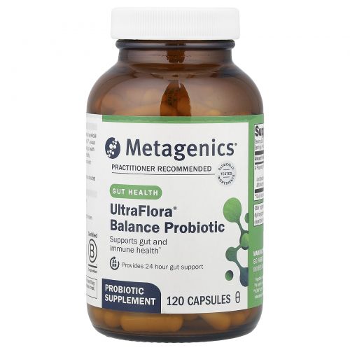 Metagenics, UltraFlora® Balance Probiotic, 15 млрд КОЕ, 120 капсул
