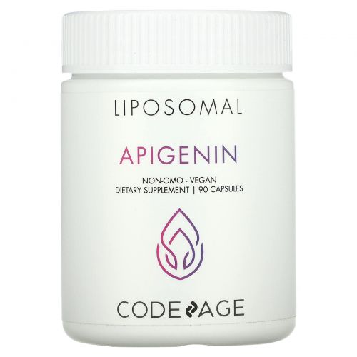 Codeage, Liposomal, апигенин, без ГМО, веганский, 90 капсул
